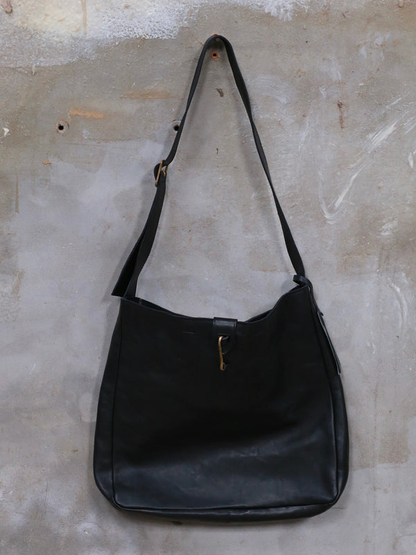 AVIVA JIFEI XUE X Tagliovivo Horse Leather Handbag/Shoulder Bag Craftsman AJX-TOTE BAG-HEI Black